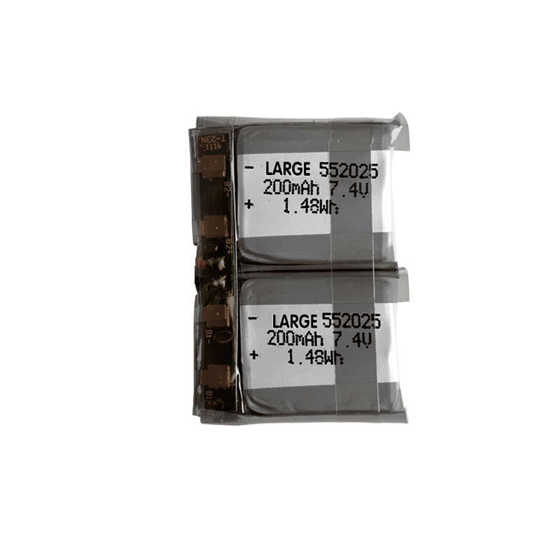 7.4V 200mAh 552025 聚合物鋰電池